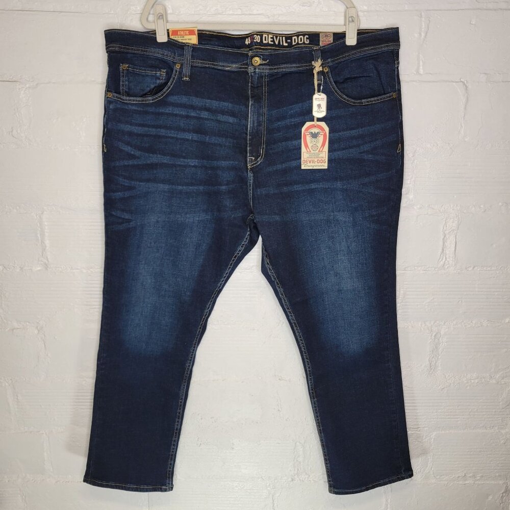 Devil Dog Dungarees Men's Size 48 x 30 Jeans Lansing Athletic Fit